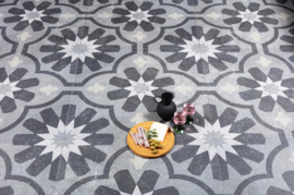 GeoCeramica 80x80 Decoro Tulipani