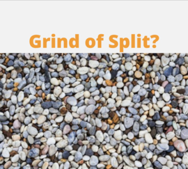 Wat is het verschil tussen grind en split?