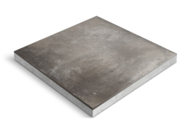 Cera Deco keramiek op beton Nuvola piombo 60x60