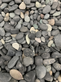 25 kg Beach pebbles 8-16 mm Black