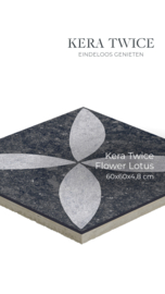 Kera Twice 60x60 Flower bloem Lotus