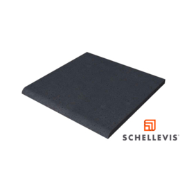 Schellevis Zwembadrand Hoekstuk 100x100x5 Carbon