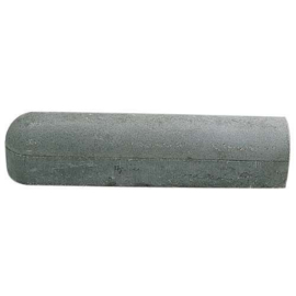 Oprit stootband beton 20x20x100 cm 1x afgerond