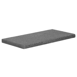 Natuursteen Zwembadrand Tibet Dark Grey Bullnose 60x30x3 cm