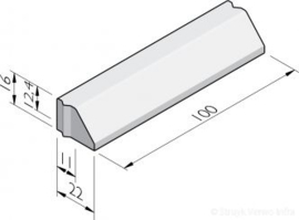 RWS band 11,5/22,5x16x100 cm