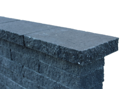 Wallblock Afdekplaat Split Antraciet 60x25x6cm