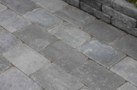 Abbeystones Getrommeld Grijs Zwart 30x40x6