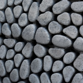 Keigrasstenen 45x45x10 cm grijs zwart