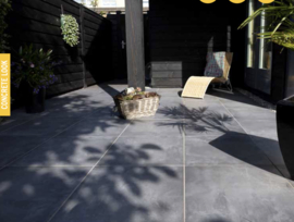 GeoCeramica 80x80 Concreet Black tegel