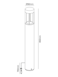 FLOW LED 12V - ZWART