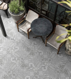 GeoCeramica 60x60 Design Mosaik Grey tegel