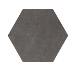Staptegel Hexagon Basalto  2 cm Keramisch