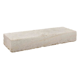 Natuursteen Bloktrede Travertin Ivory Cream 100x35x15 cm