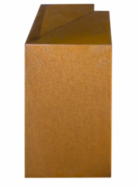 Corten 170/170x450x120 mm Overzetstuk Hoek