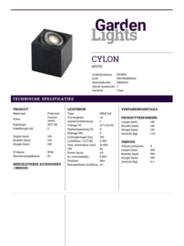 Garden Lights Cylon warm wit licht