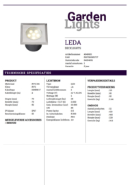 Garden Lights Leda warm wit licht