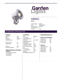 Garden Lights Arigo warm wit licht