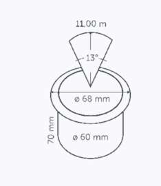 In Lite Big Flux Narrow 12V Black