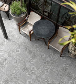 GeoCeramica 60x60 Design Mosaik Grey tegel