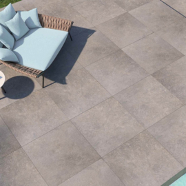 Ceramaxx Frescato Grigio 90x90x3