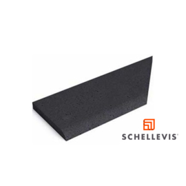 Schellevis Oudhollands Zwembadrand Carbon Hoek Rechts 100/60x40x5 cm