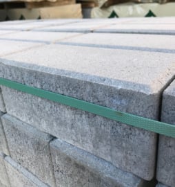 BSS 6 cm grijs genuanceerd met deklaag betonklinker