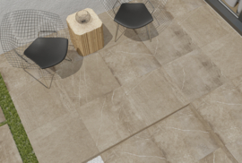 Ceramaxx 60x60x3 Unico Robusto Sabbia