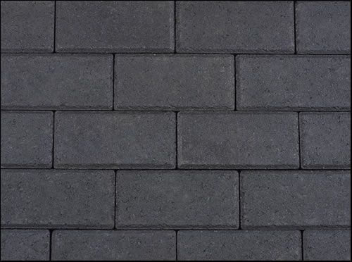 BSS 8 cm KOMO zwart met deklaag betonklinker
