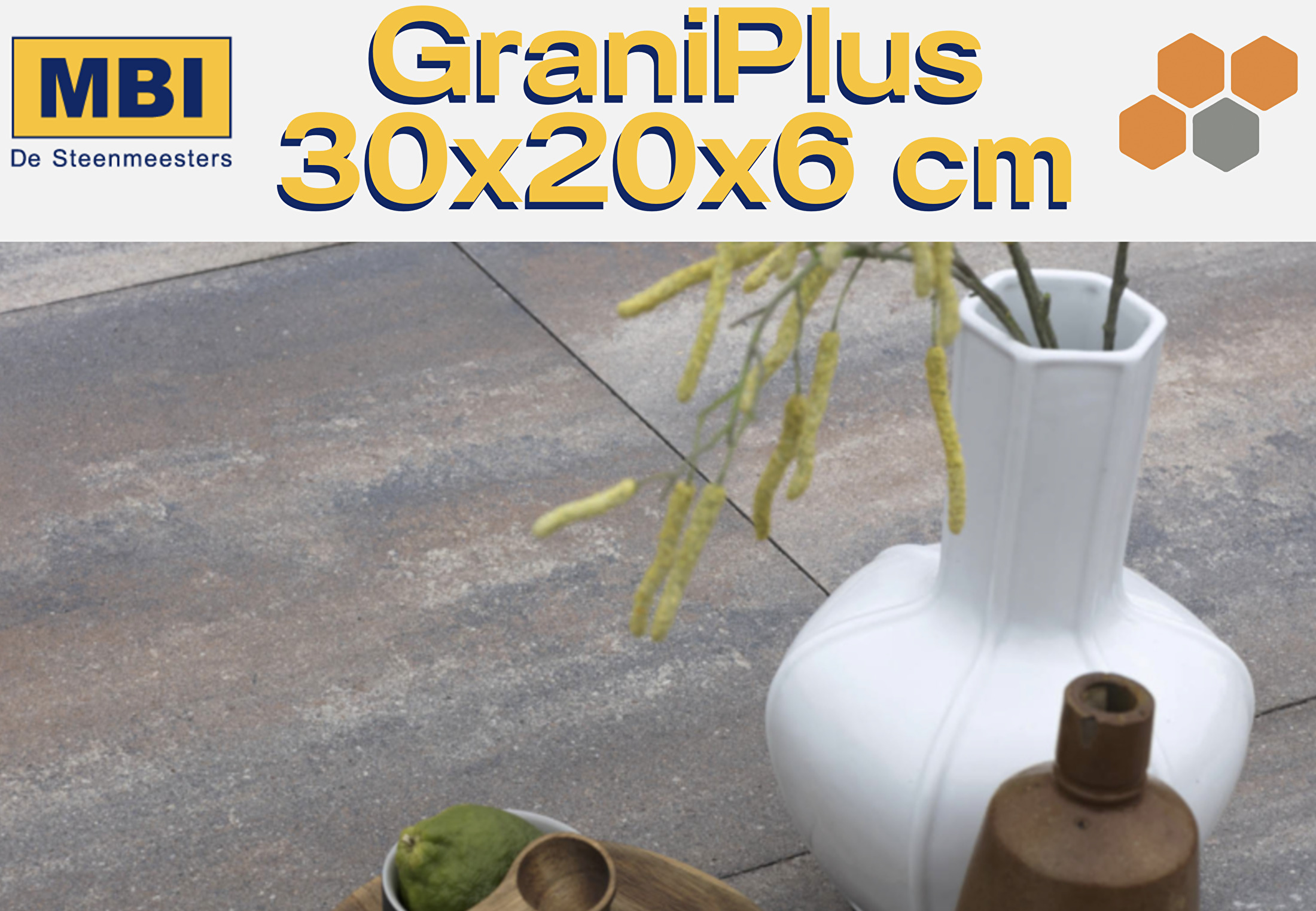 GraniPlus 30x20x6 cm