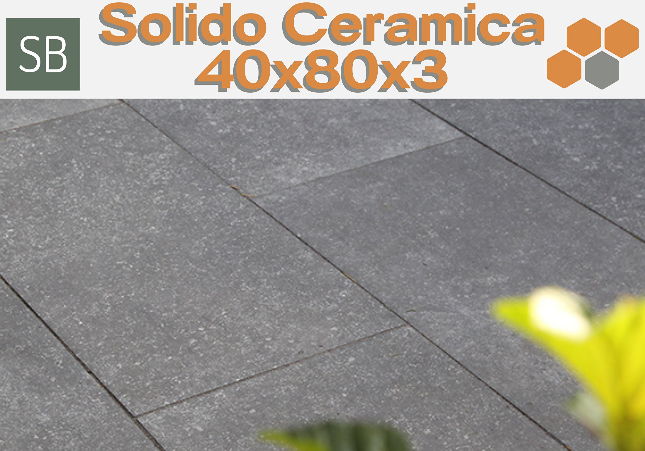 Solido Ceramica tegels 40x80x3 cm