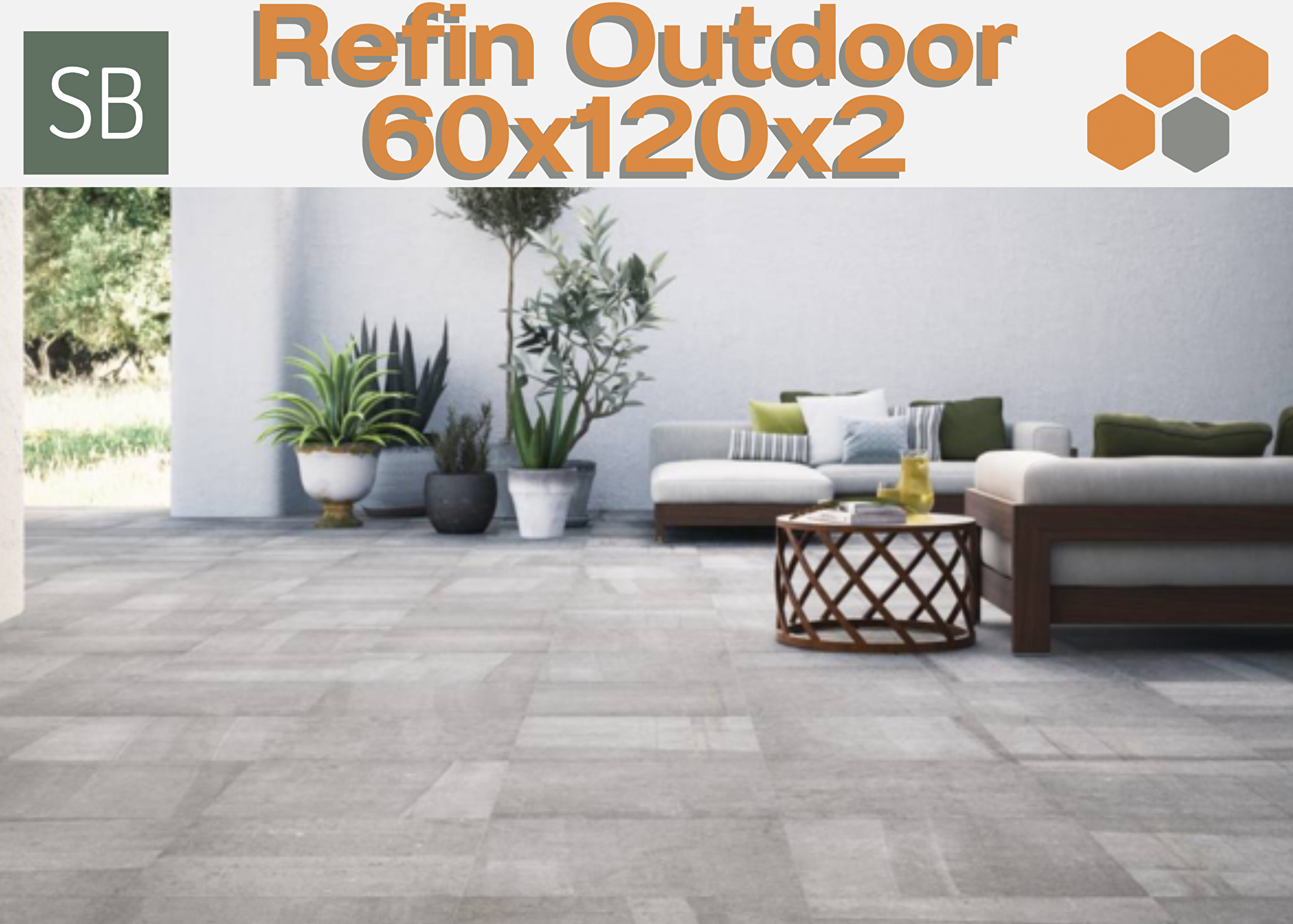 Refin 60x120x2 tegels