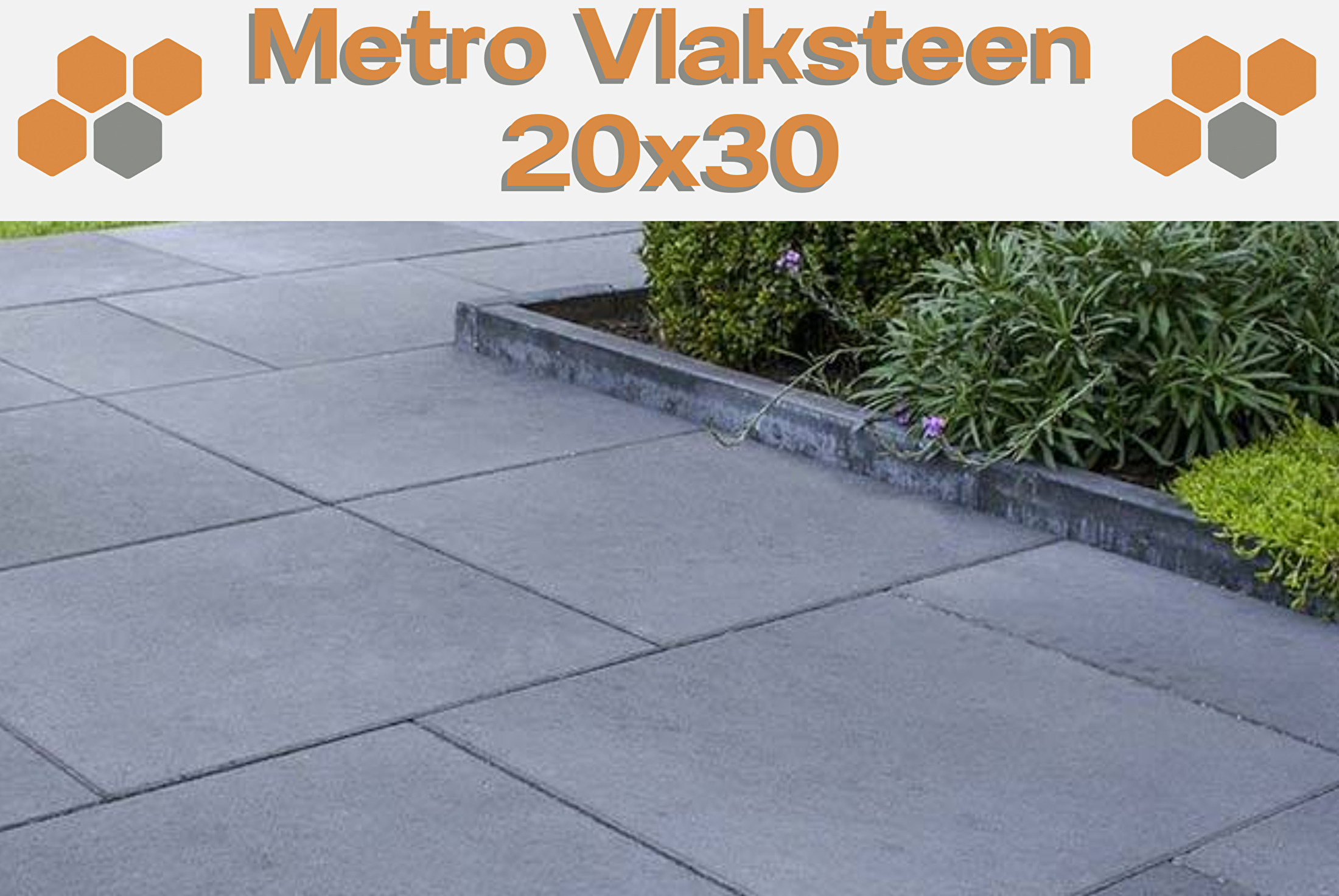 Metro Vlaksteen 20x30