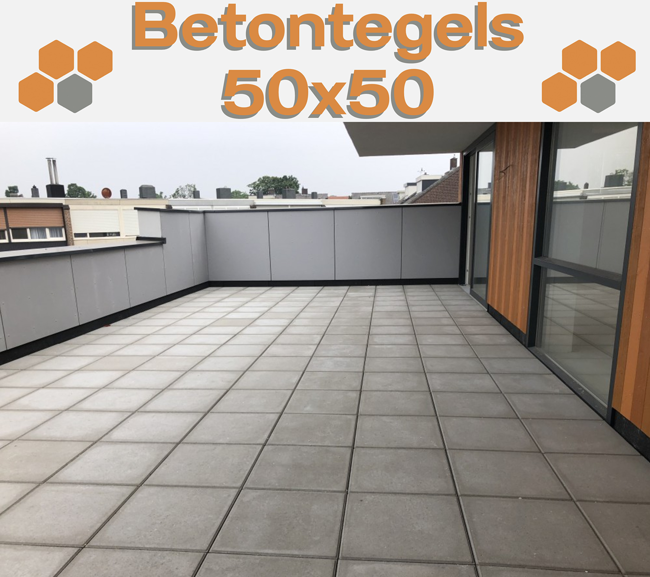 Betontegels 50x50