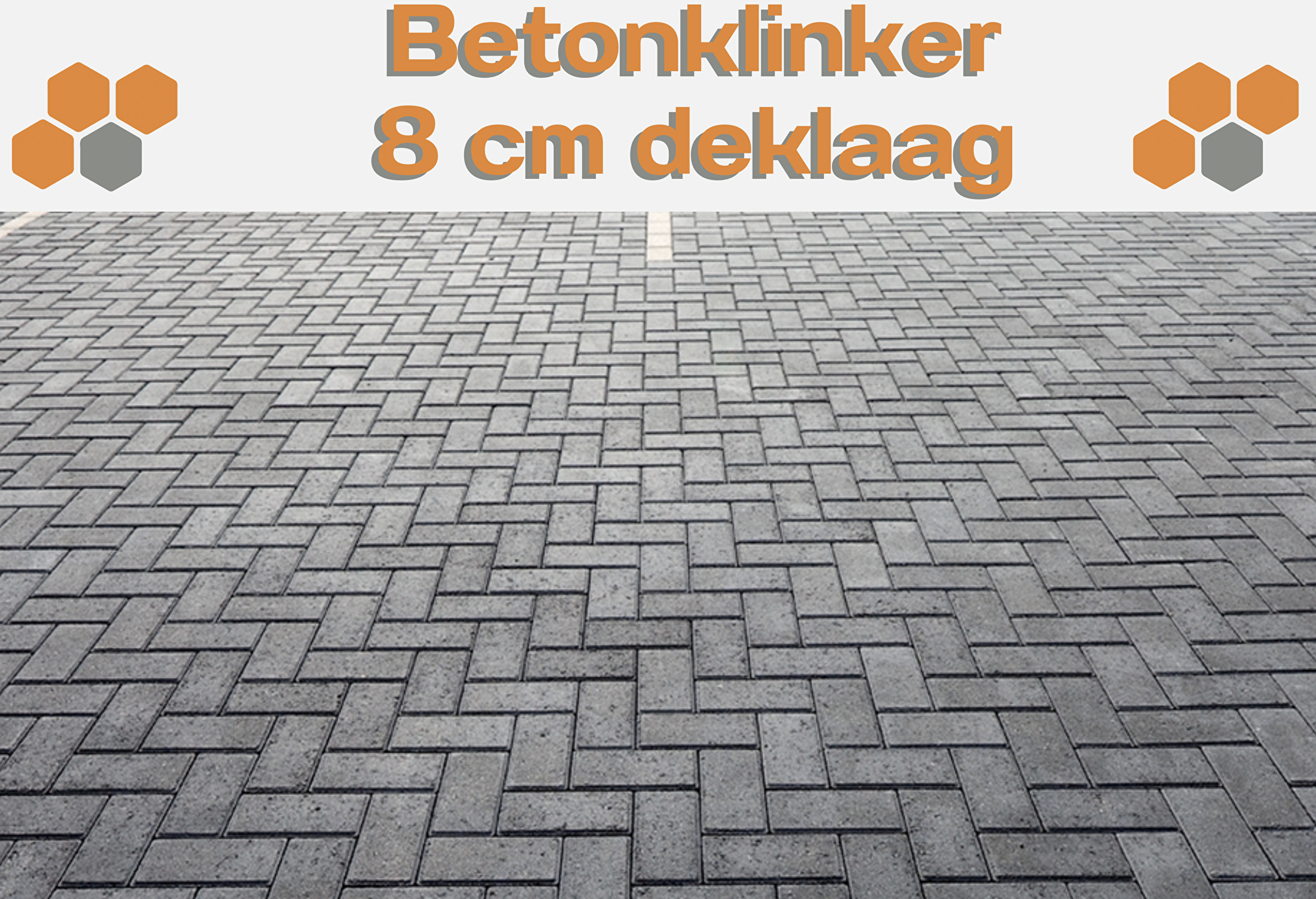 Betonklinker 8 cm deklaag