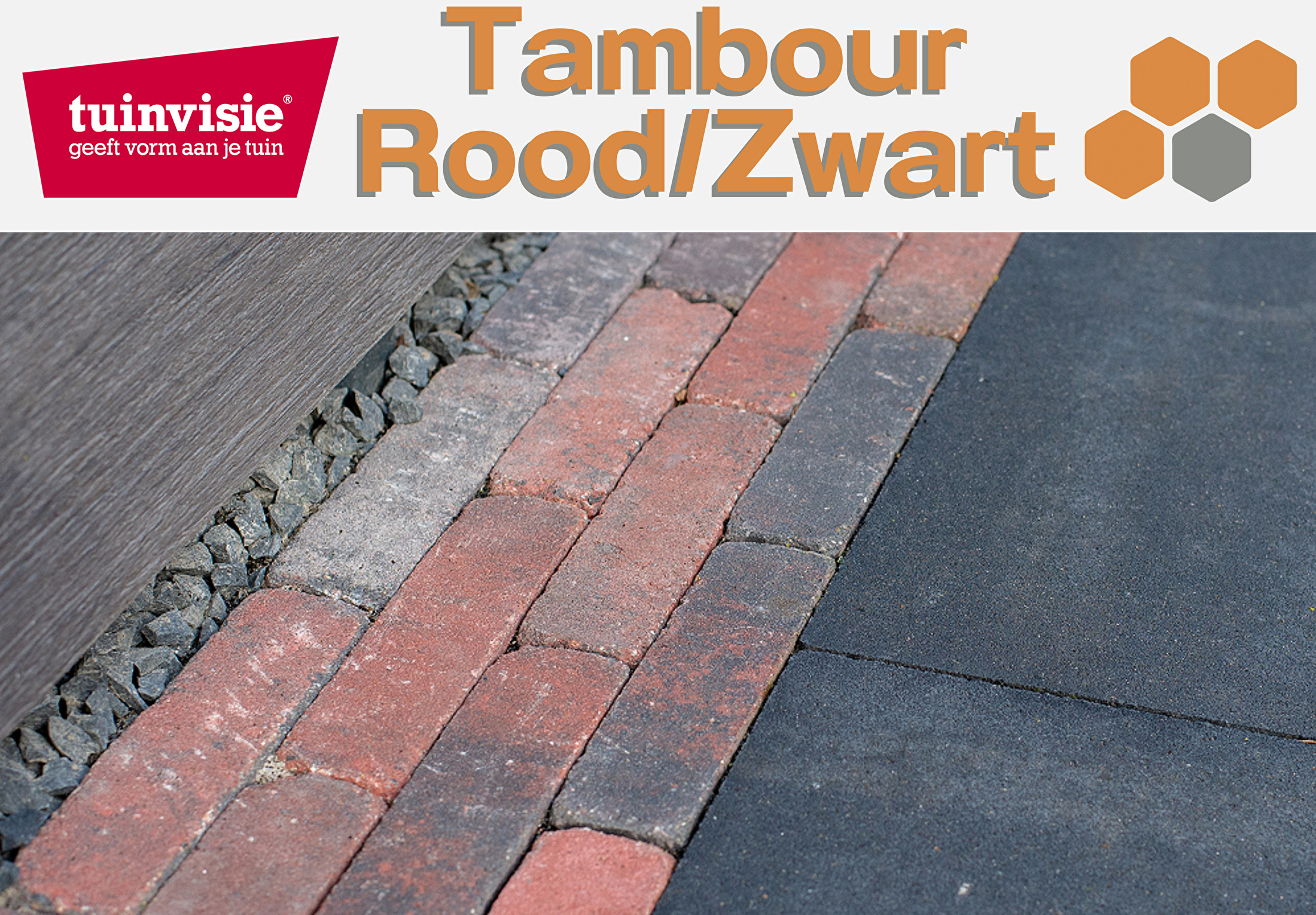 Tambour Rood/Zwart