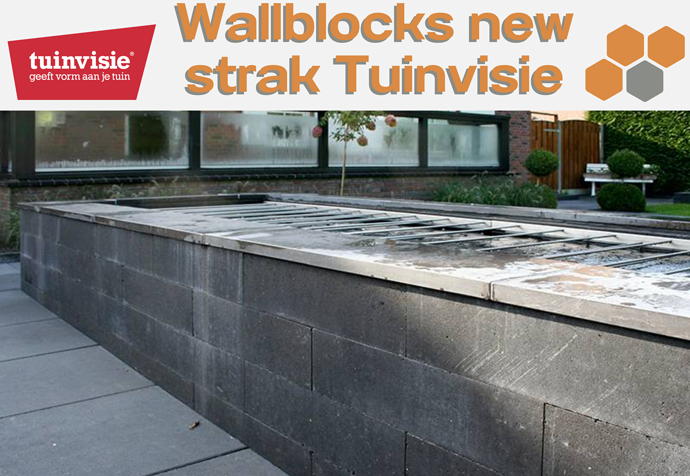 Wallblocks new strak tuinvisie