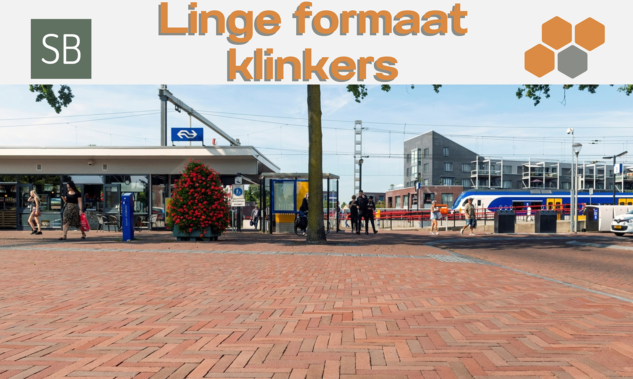 Nieuw gebakken Linge formaat klinkers