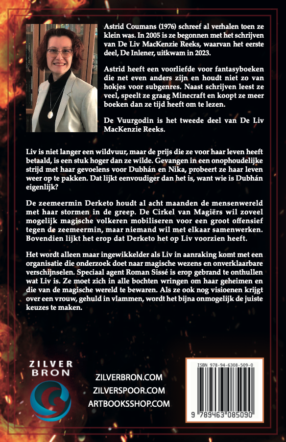 De Liv MacKenziereeks boek 2, De Vuurgodin - Astrid Coumans