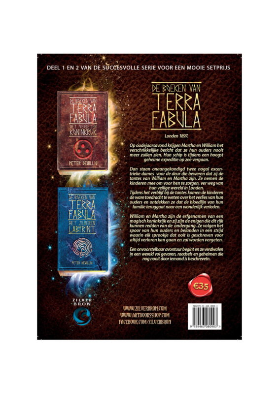 Setprijs De boeken van Terra Fabula deel 1 en deel 2 van Peter deWillis (Het vergeten koninkrijk en Het zilveren labyrint)
