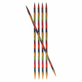 KnitPro Symfonie sokkennaalden hout 15 cm | Chellebel