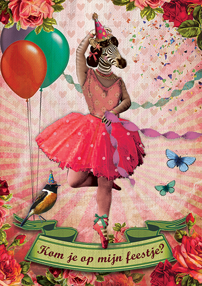 Uitnodiging "Ballerina"