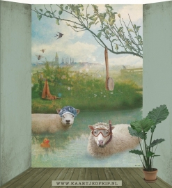 Behang Schapen <-190 cm->