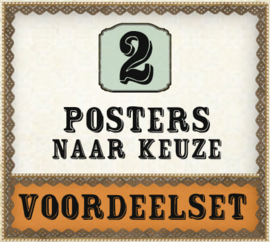 Voordeelset 2 posters 30x40 cm