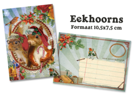 A7 formaat kerstkaartjes -  30 stuks