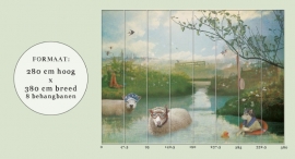 Behang Schapen <-380 cm->