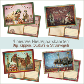 24 Kerstpostkaarten uitzoeken