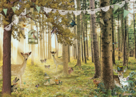 XXL Dierenbos poster 70x50 cm