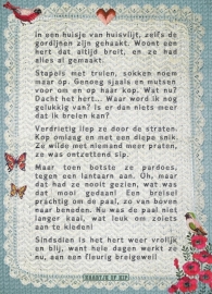 Breihert poster 30x40 cm met gedicht