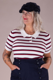 LAATSTE The Shipmate Knit Tee Tricolore MAAT 38/40