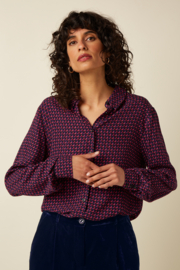 Maisie Blouse Chartre Evening Blue